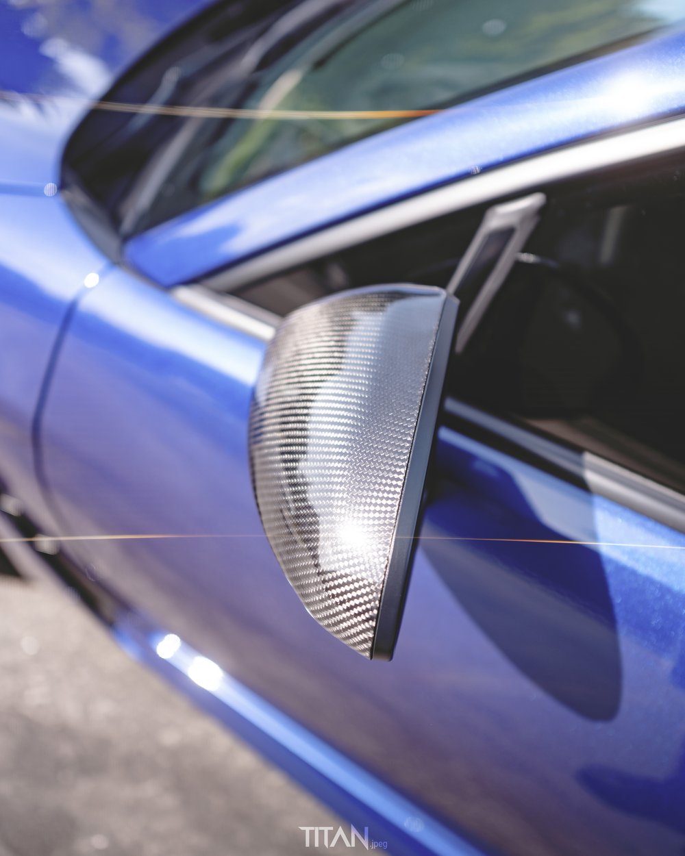 Dry carbon fiber mirrors Toyota GR86