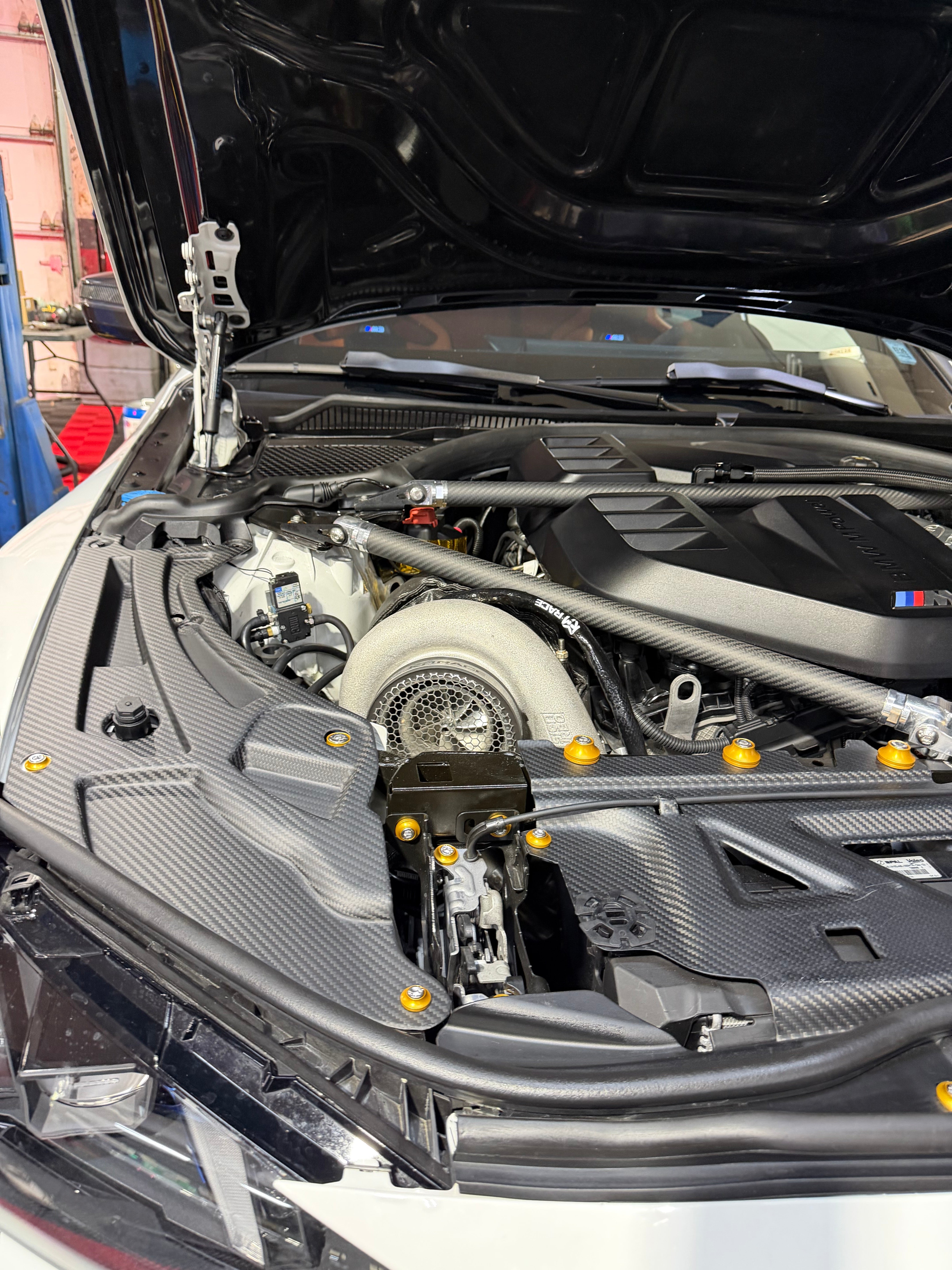 G8X Dry Carbon Fiber Headlight Covers