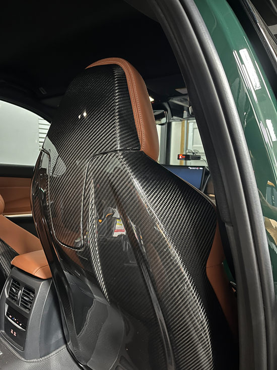 G8X Dry Carbon Fiber Seat Back Covers