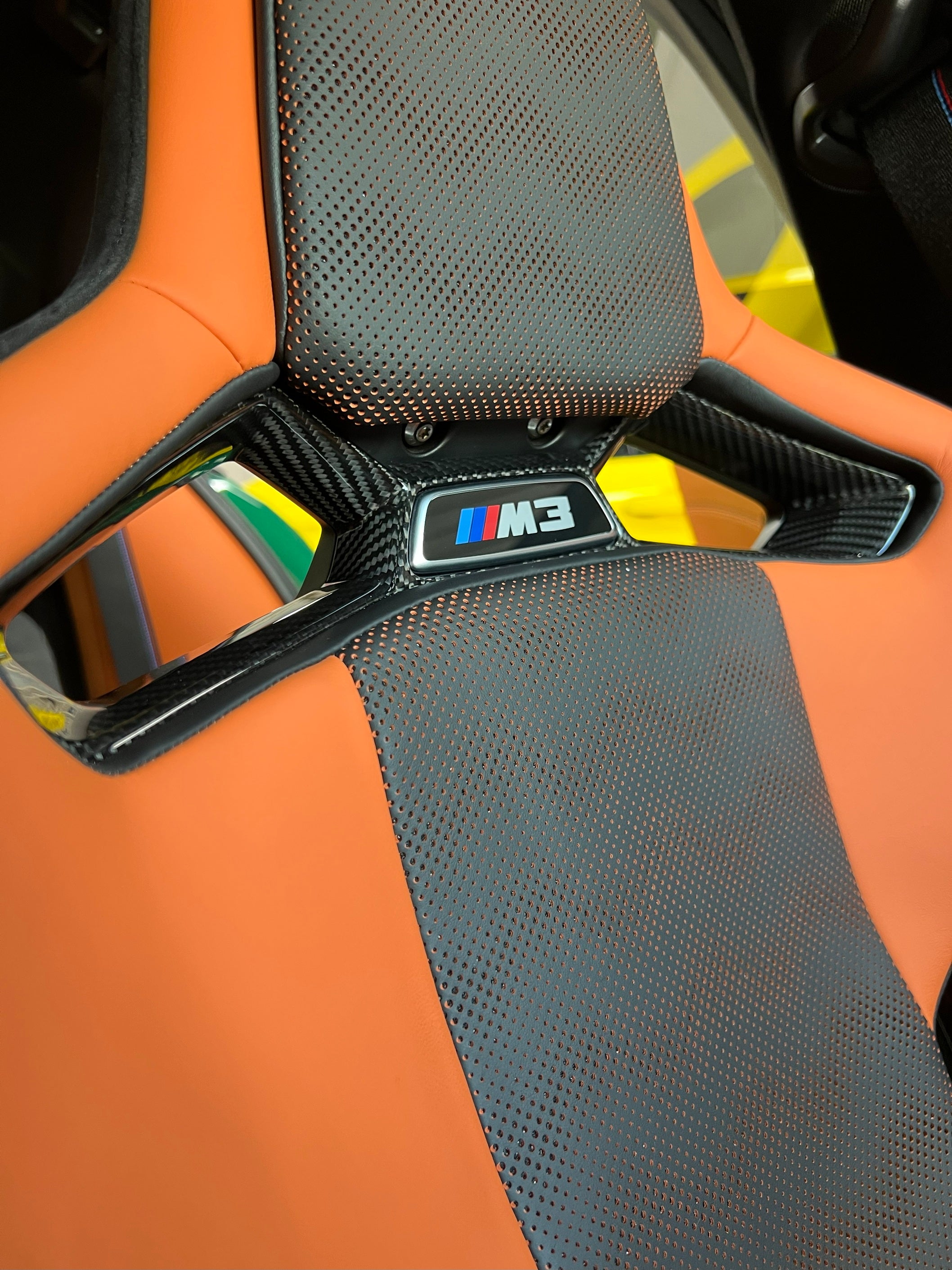 G8X Dry Carbon Fiber Bucket Seat Center Trim