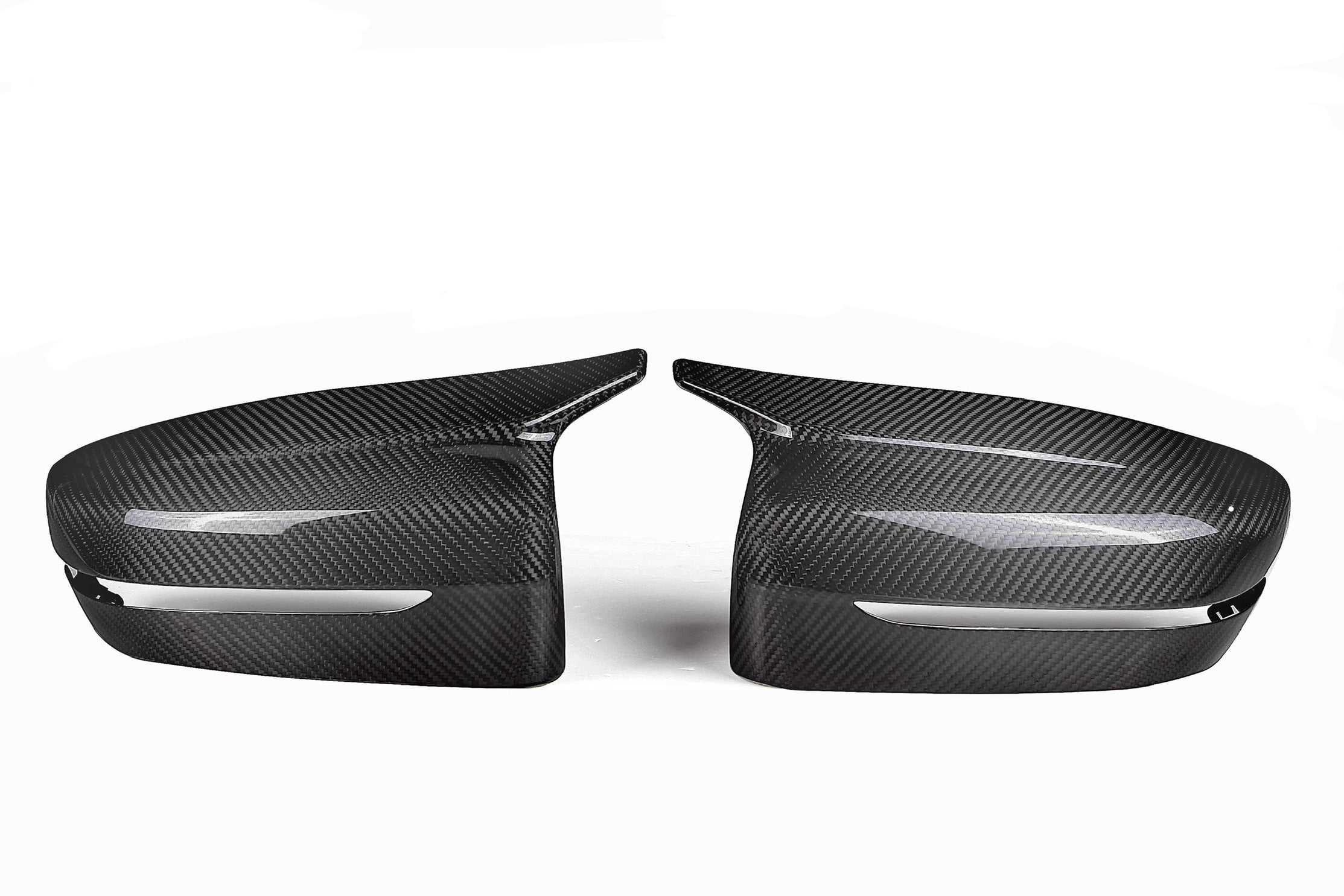 5 Series G30 F9X Style Dry Carbon Fiber Mirror Cover RHD Replacement