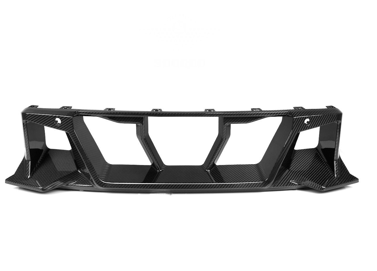 G87 carbon fiber center bumper trim