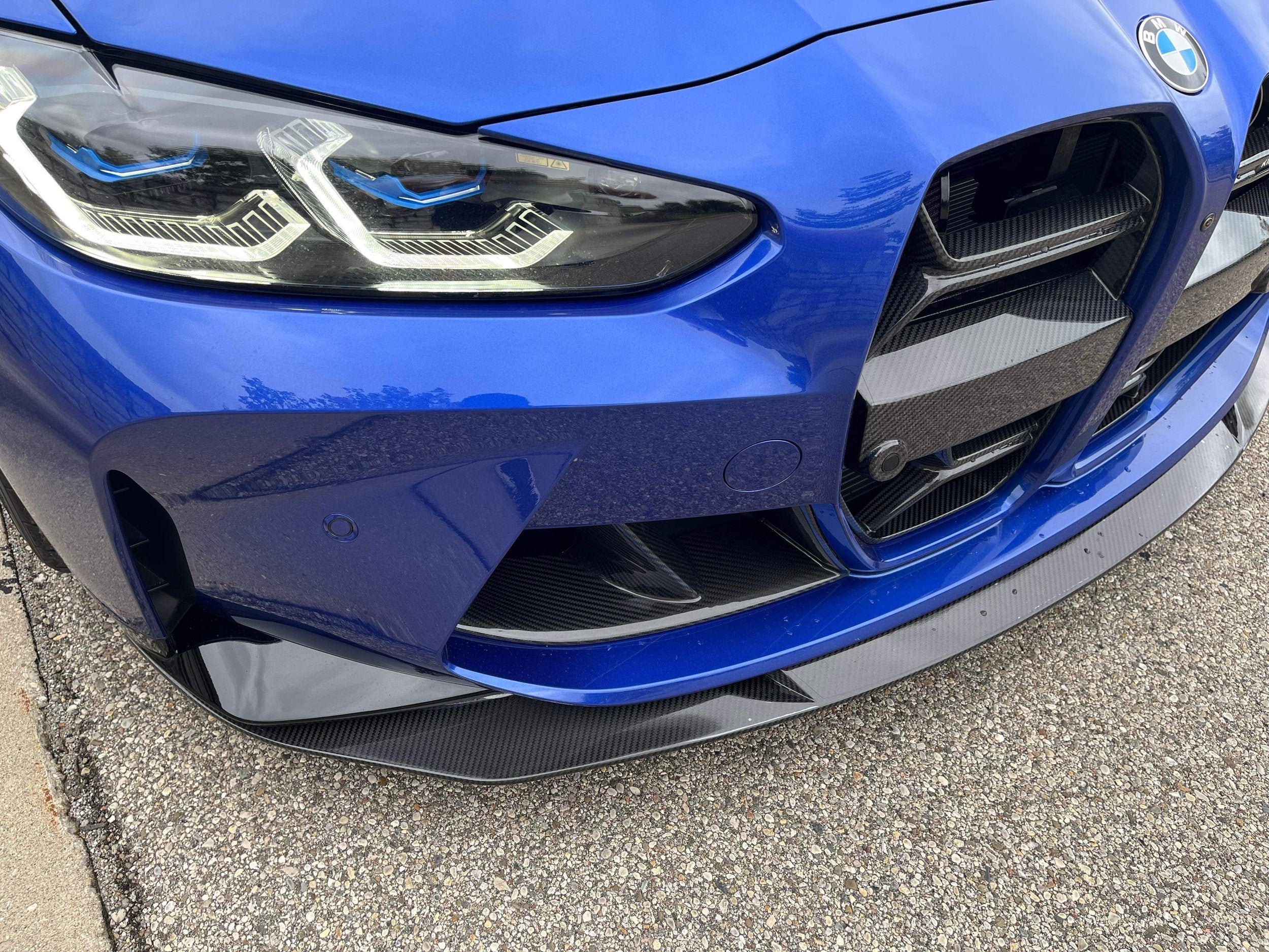 Carbon fiber V3 front splitter G8X