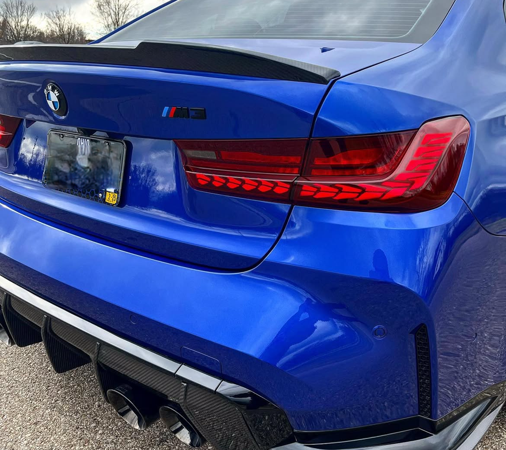 G80 Dry Carbon Fiber Rear CS Spoiler