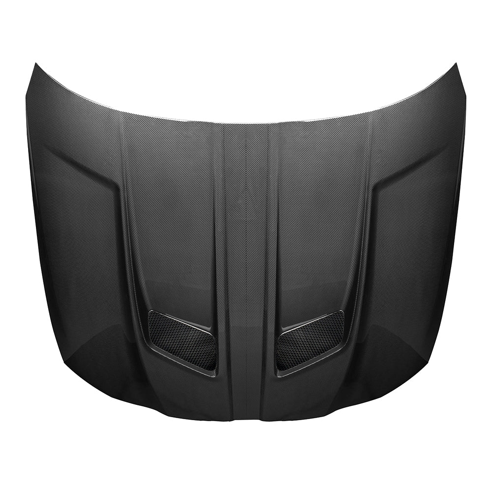G8X Dry Carbon Fiber SQ V1 Vented Hood