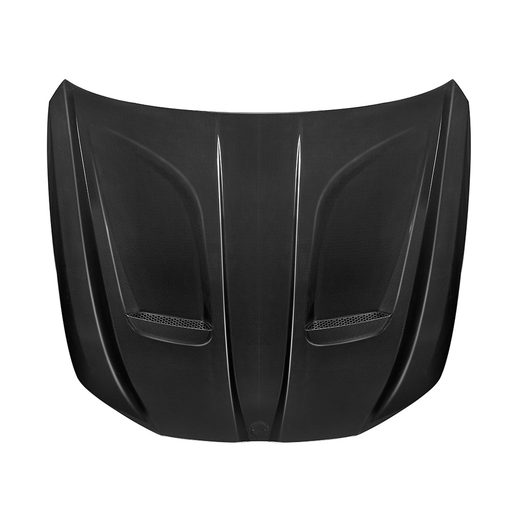 G90 M5 SQ Style Dry Carbon Fiber Vented Hood