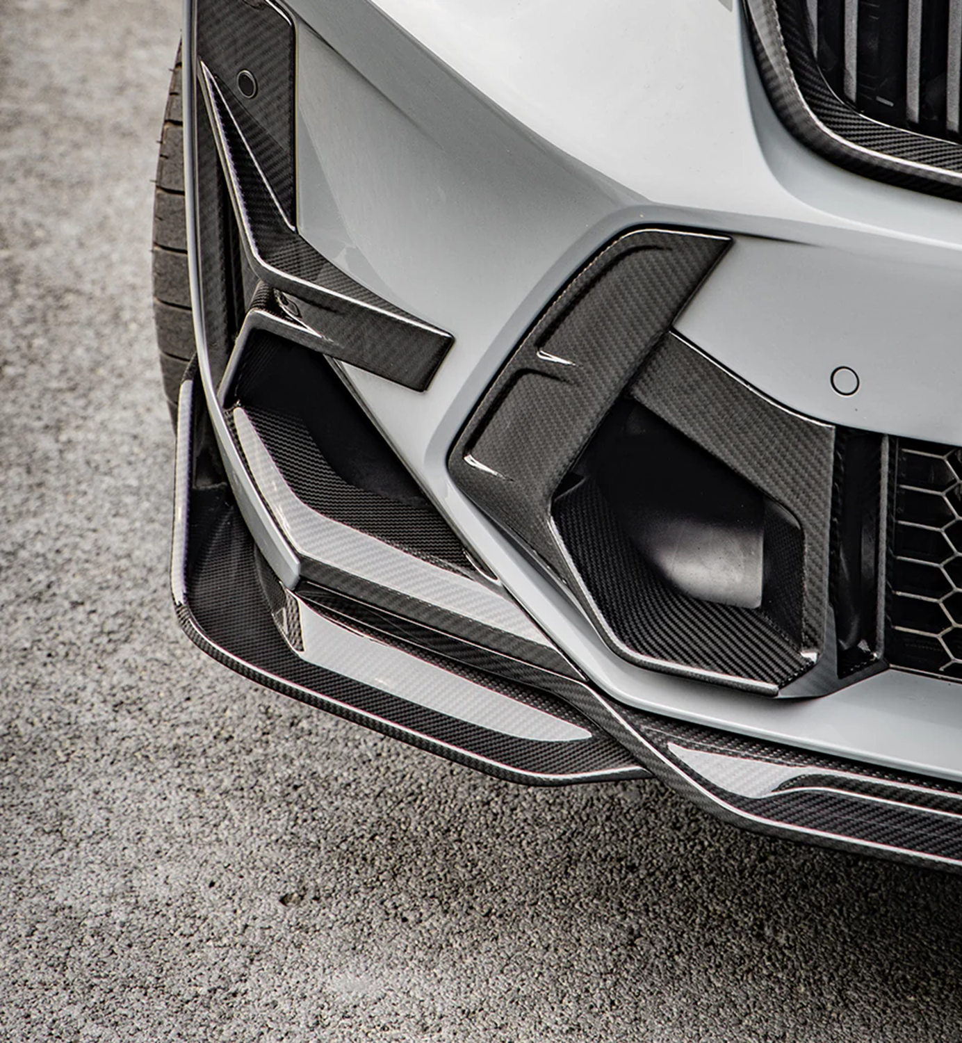 F97 X3M LCI SQ Style Dry Carbon Front Lip | NWCarbon Haus F97 X3M LCI SQ Style Dry Carbon Front Lip | NWCarbon Haus