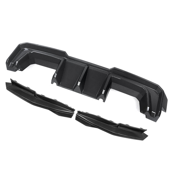 G80 M3 SQ-B Style Dry Carbon Fiber Rear Diffuser Set