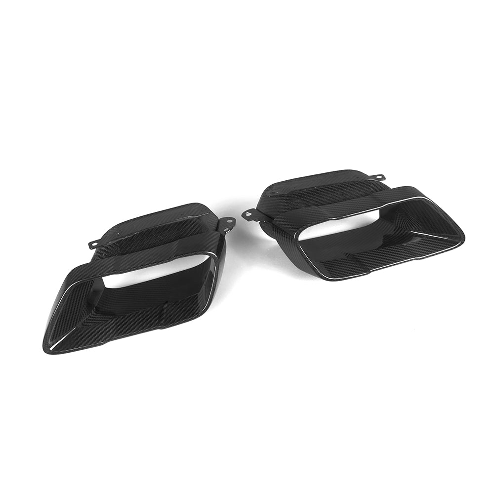19-24 X5 G05 SQ Style Carbon Fiber Exhaust Tips