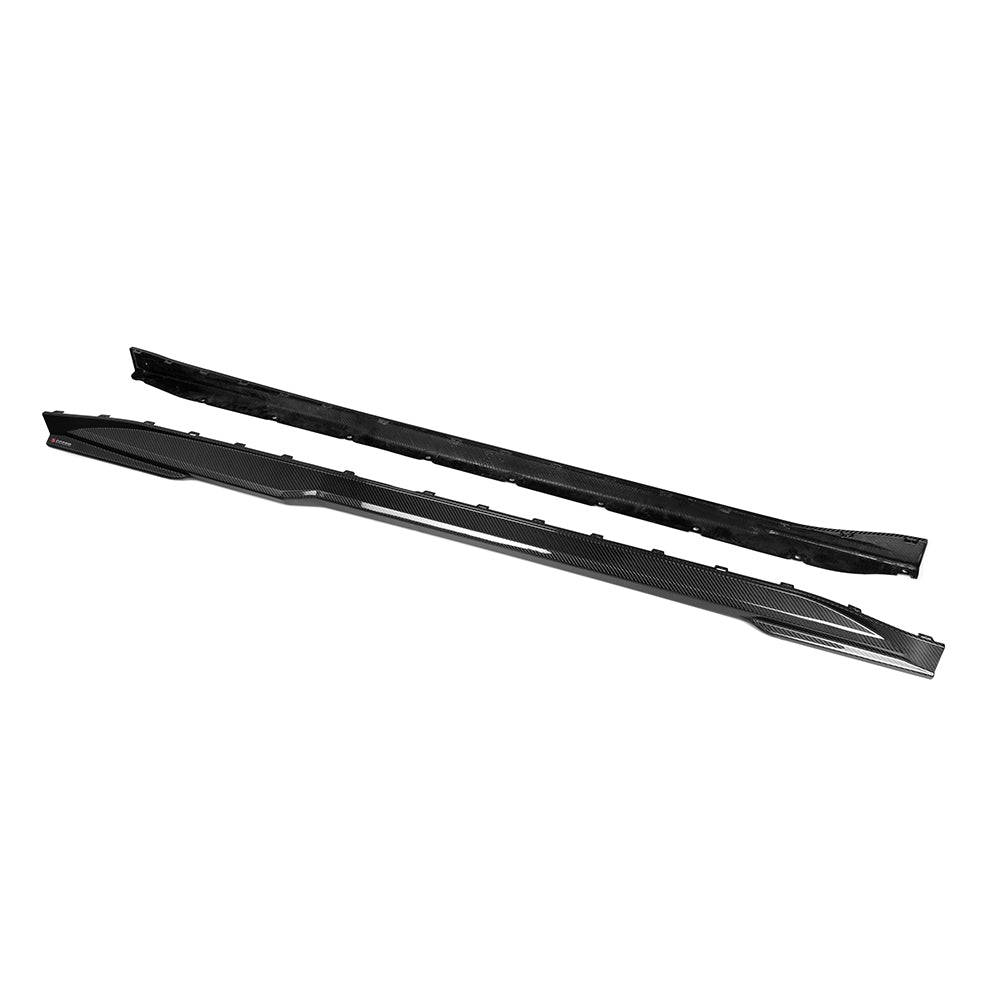 G8X SQ style carbon fiber side skirts