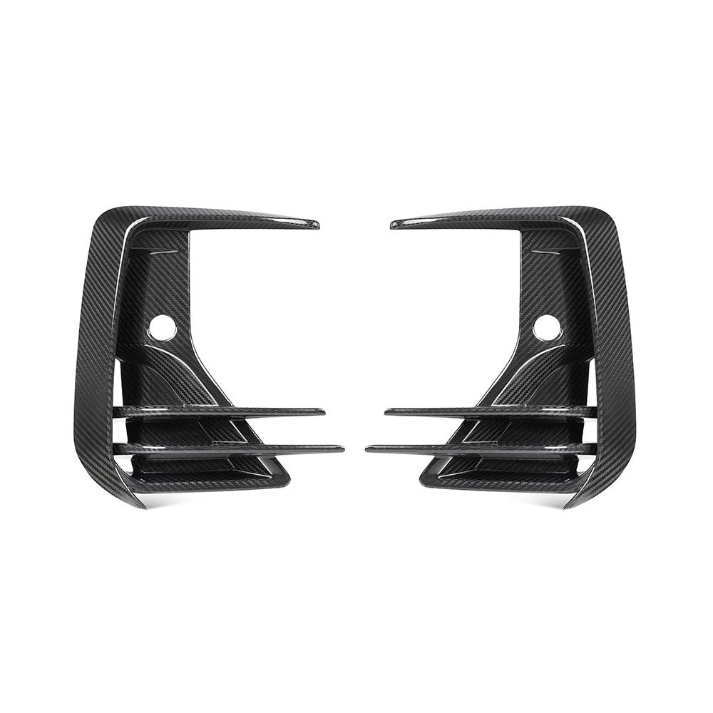 iX3 G08 BEV SQ Style Dry Carbon Fiber Front Vent Trim