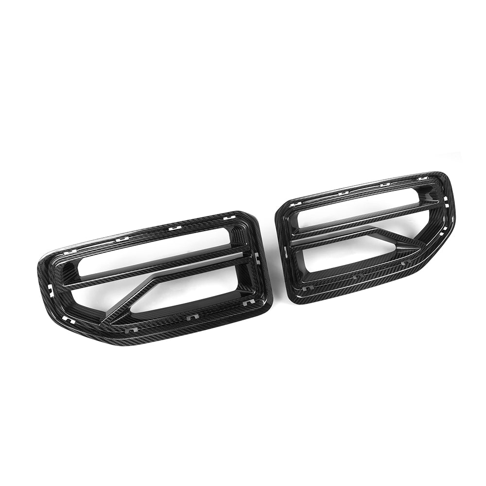 G87 M2 SQ-V style carbon fiber front grills