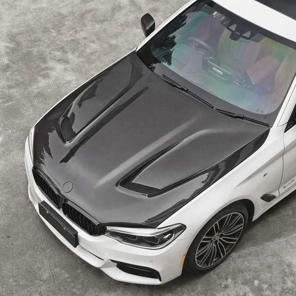 F90 M5 Dry Carbon Fiber CS Style Hood